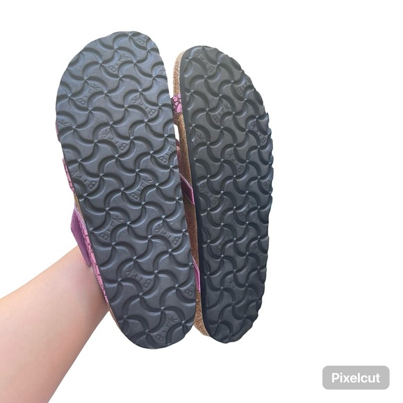 Tatami‎ by Birkenstock Pink Snake Print Sandals | Women's 10 (EU 41) - Picture 3 of 9